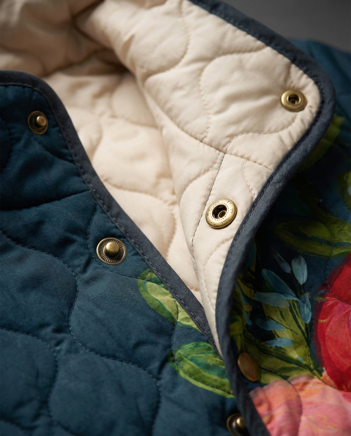 Amaya - floral quilted jacket