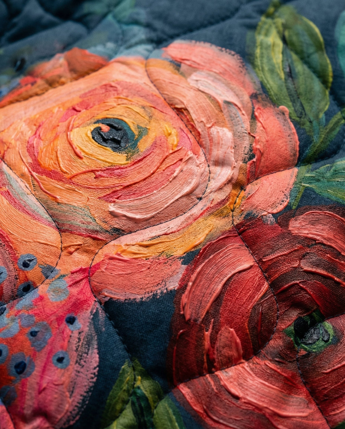 Amaya - floral quilted jacket