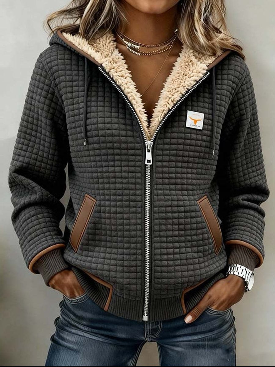 Quilted Hooded Jacket for Women Camille